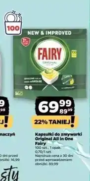Netto Tabletki do zmywarki lemon Fairy All In 1 oferta