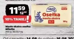 Netto Masło extra osełka Miletto oferta