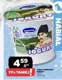 Netto Jogurt naturalny bałkański Maluta oferta
