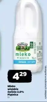 Netto Mleko wiejskie 2% Piątnica oferta