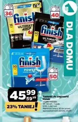 Netto Tabletki do zmywarek lemon Finish Power Essential oferta