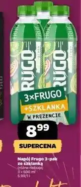 Netto Napój zielony + szklanka Frugo oferta