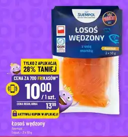 Polomarket Łosoś wędzony z solą morską 1 OPAK 2 SZT 50 G oferta
