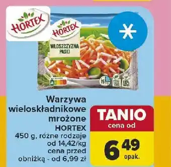 Auchan Włoszczyzna paski 1 SZT 450 G oferta