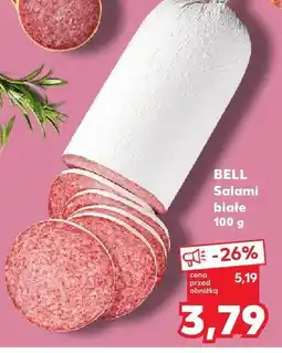 Kaufland Salami białe Bell oferta