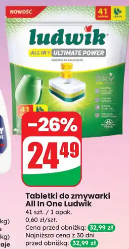 Dino Tabletki do zmywarki All In One Ludwik oferta