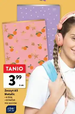 Intermarche Zeszyt A5 Metallic oferta