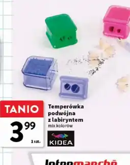 Intermarche Temperówka podwójna z labiryntem Kidea oferta