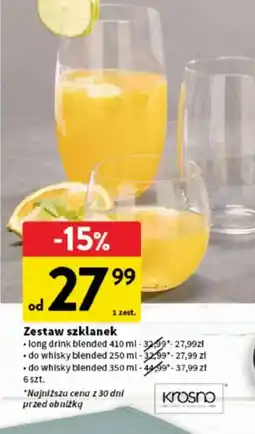 Intermarche Zestaw szklanek Krosno oferta