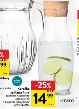 Intermarche Karafka szklana Pure oferta