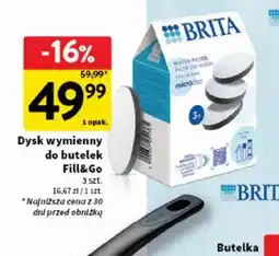 Intermarche Dysk wymienny do butelek Fill&Go Brita oferta