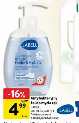 Intermarche Antybakteryjny żel do mycia rąk Labell oferta
