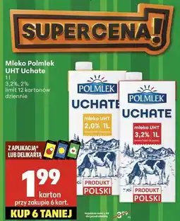 Delikatesy Centrum Mleko Polmleka UHT Uchate oferta