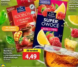 Lidl Herbata Rooibos Lord Nelson oferta