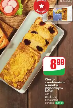Dino Ciasto z nadzieniem o smaku jagodowym Lazur Dino oferta