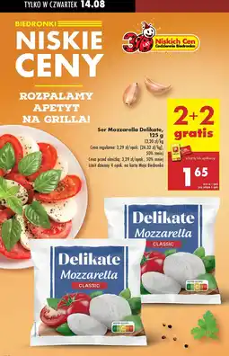 Biedronka Ser Mozzarella Delikate Classic oferta