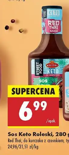 Biedronka Sos keto Red Thai Roleski oferta