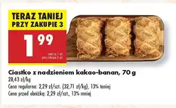 Biedronka Ciastko z nadzieniem kakao-banan Biedronka oferta