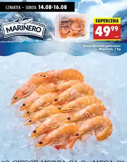 Biedronka Krewetki białe gotowane Marinero oferta
