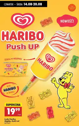 Biedronka Lody Haribo 4-pak Algida oferta