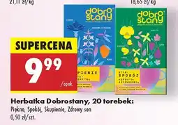 Biedronka Herbata Dobrostany: Piękno, Zdrowy sen oferta