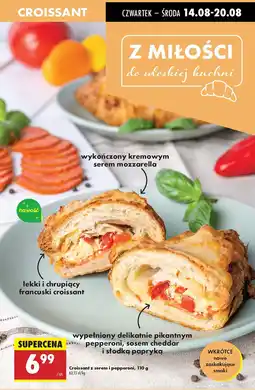 Biedronka Croissant z serem i pepperoni Biedronka oferta