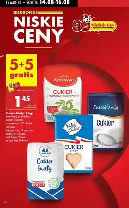 Biedronka Cukier biały Sweet Family oferta