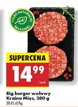 Biedronka Big burger wołowy Kraina Mięs oferta