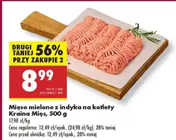 Biedronka Mięso mielone z indyka na kotlety Kraina Mięs oferta