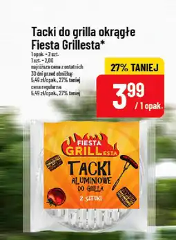 Polomarket Tacki do grilla okrągłe Fiesta Grillesta oferta