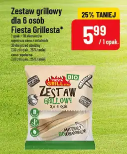 Polomarket Zestaw grillowy dla 6 osób Fiesta Grillesta oferta
