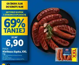Lidl Kiełbasa śląska XXL Pikok oferta