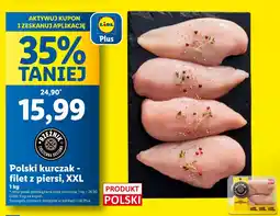 Lidl Filet z piersi kurczaka Polski XXL Rzeźnik oferta