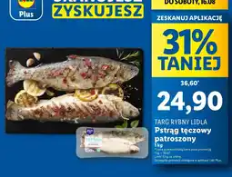 Lidl Pstrąg tęczowy patroszony Lidl oferta