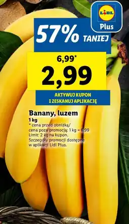 Lidl Banany 1 kg Lidl oferta