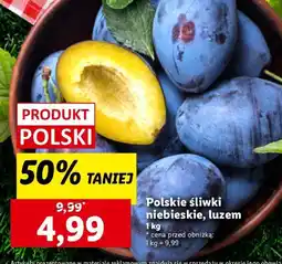 Lidl Polskie śliwki niebieskie 1 kg Lidl oferta