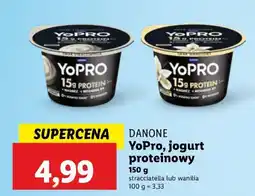 Lidl Jogurt YoPro proteinowy stracciatella Danone oferta