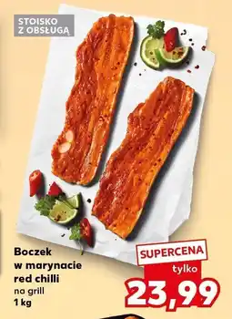 Kaufland Boczek w marynacie red chilli na grill Kaufland oferta