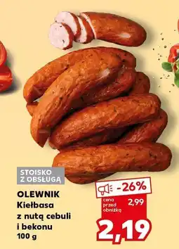 Kaufland Kiełbasa z nutą cebuli i bekonu Olewnik oferta