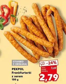 Kaufland Frankfurterki z serem Pekpol oferta