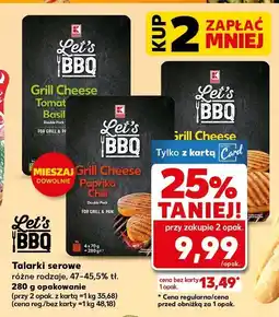 Kaufland Talarki serowe różne rodzaje Let's BBQ oferta