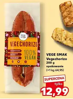 Kaufland Vegechorizo Vege Smak oferta