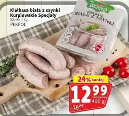 Prim Market Kiełbasa biała z szynki Kurpiowskie Specjały PEKPOL oferta