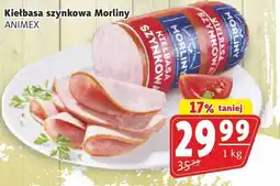 Prim Market Kiełbasa szynkowa Morliny ANIMEX oferta