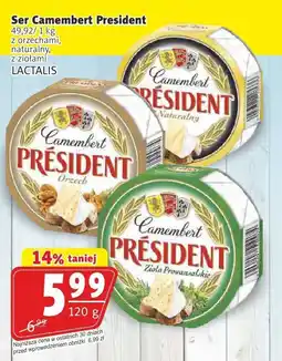 Prim Market Ser Camembert President różne rodzaje LACTALIS oferta
