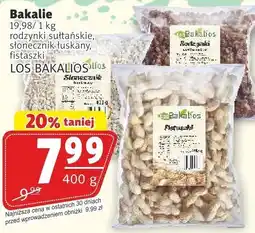 Prim Market Bakalie rodzynki sułtańskie/słonecznik łuskany/fistaszki LOS BAKALIOS oferta