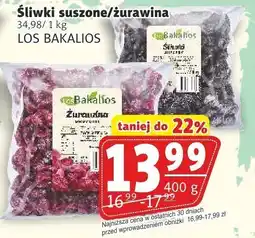 Prim Market Śliwki suszone/żurawina LOS BAKALIOS oferta