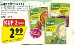 Prim Market Zupa Knorr pomidorowa z makaronem/barszcz czerwony/rosół UNILEVER oferta