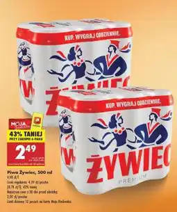 Biedronka piwo Żywiec 500 ml oferta