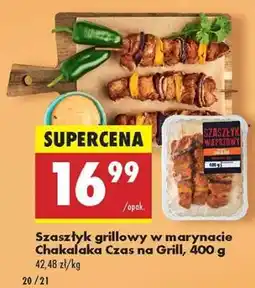 Biedronka Szaszłyk grillowy w marynacie Chakalaka Czas na Grill, 400 g oferta